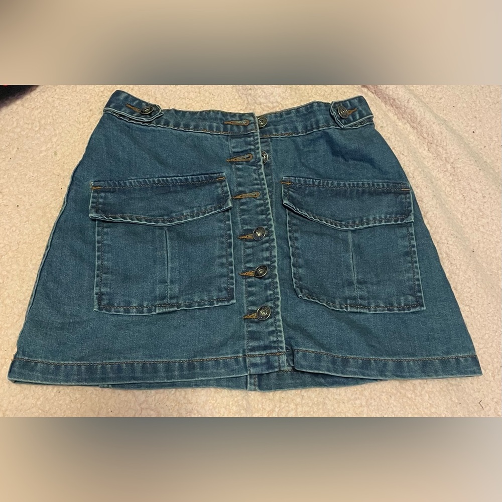 Short Jean Skirt